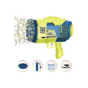 Electric Bubble Machine 132 bubbles green/blue